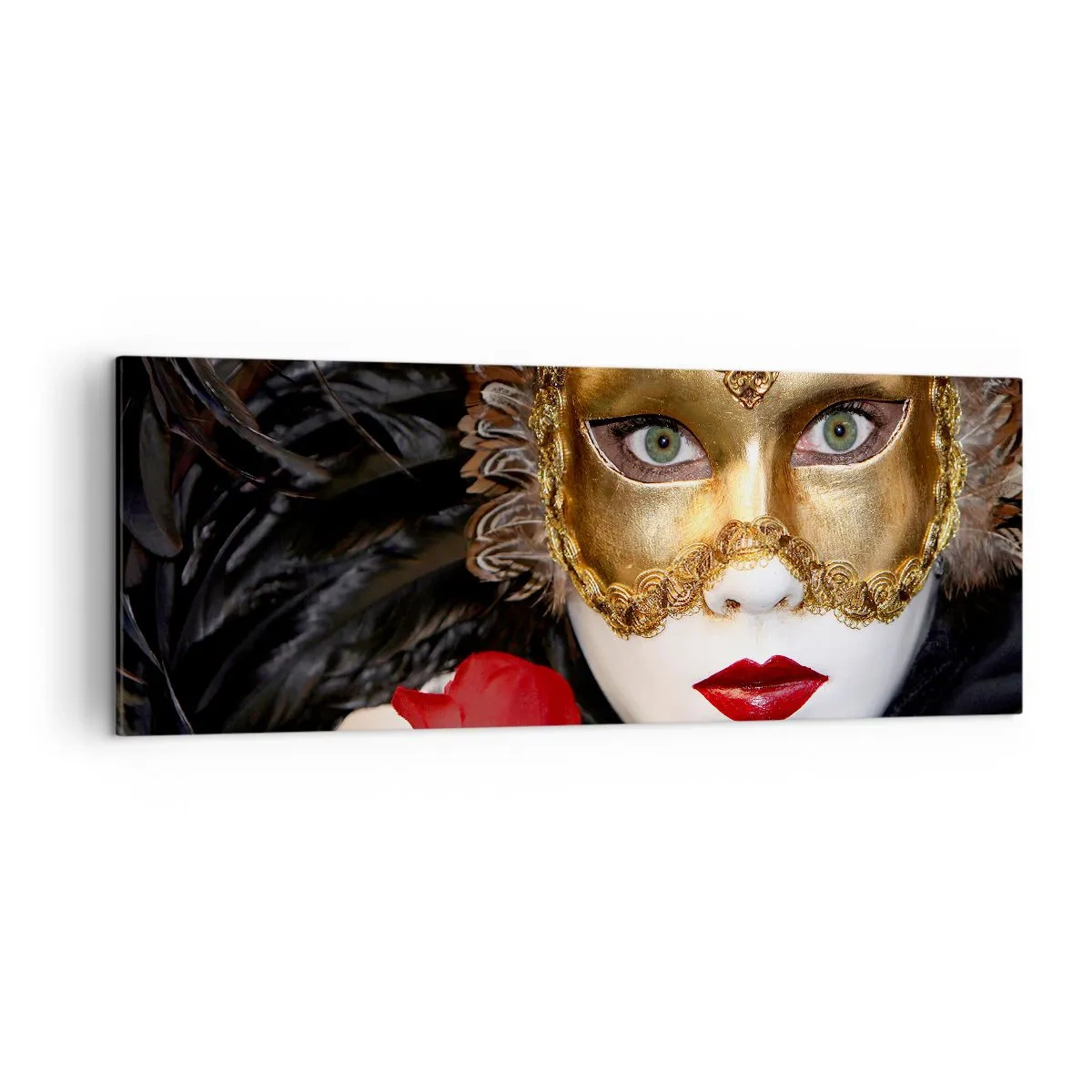 Tablou pe pânză - Pentru că viața e un bal - 140x50 cm