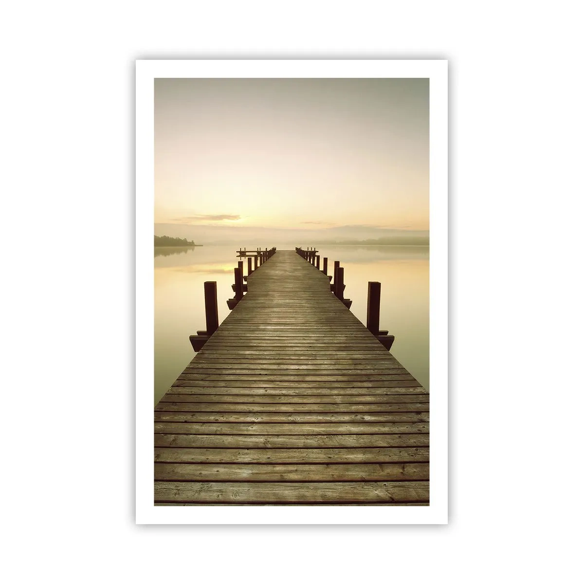 Poster - Înainte de răsărit, zori, lumină - 61x91 cm