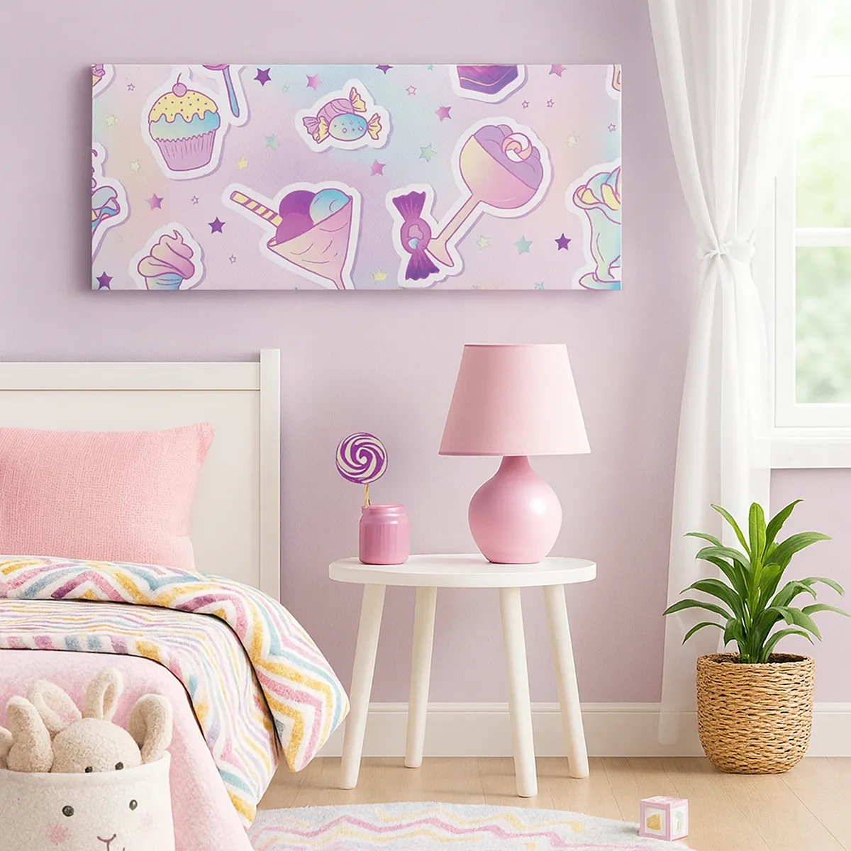 Tablou pe pânză - Să ai o zi de naștere în fiecare zi - 30x30 cm