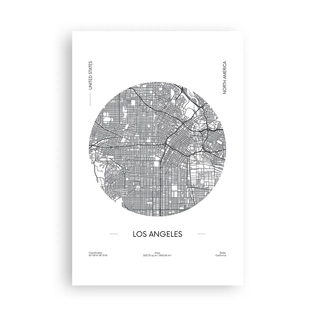 Poster - Anatomia Los Angeles - 61x91 cm