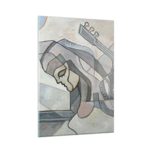 Tablou pe sticlă - În puterea muzicii - 50x70 cm