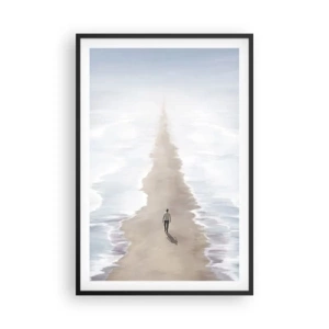 Poster în ramă neagră - Un viitor luminos - 61x91 cm
