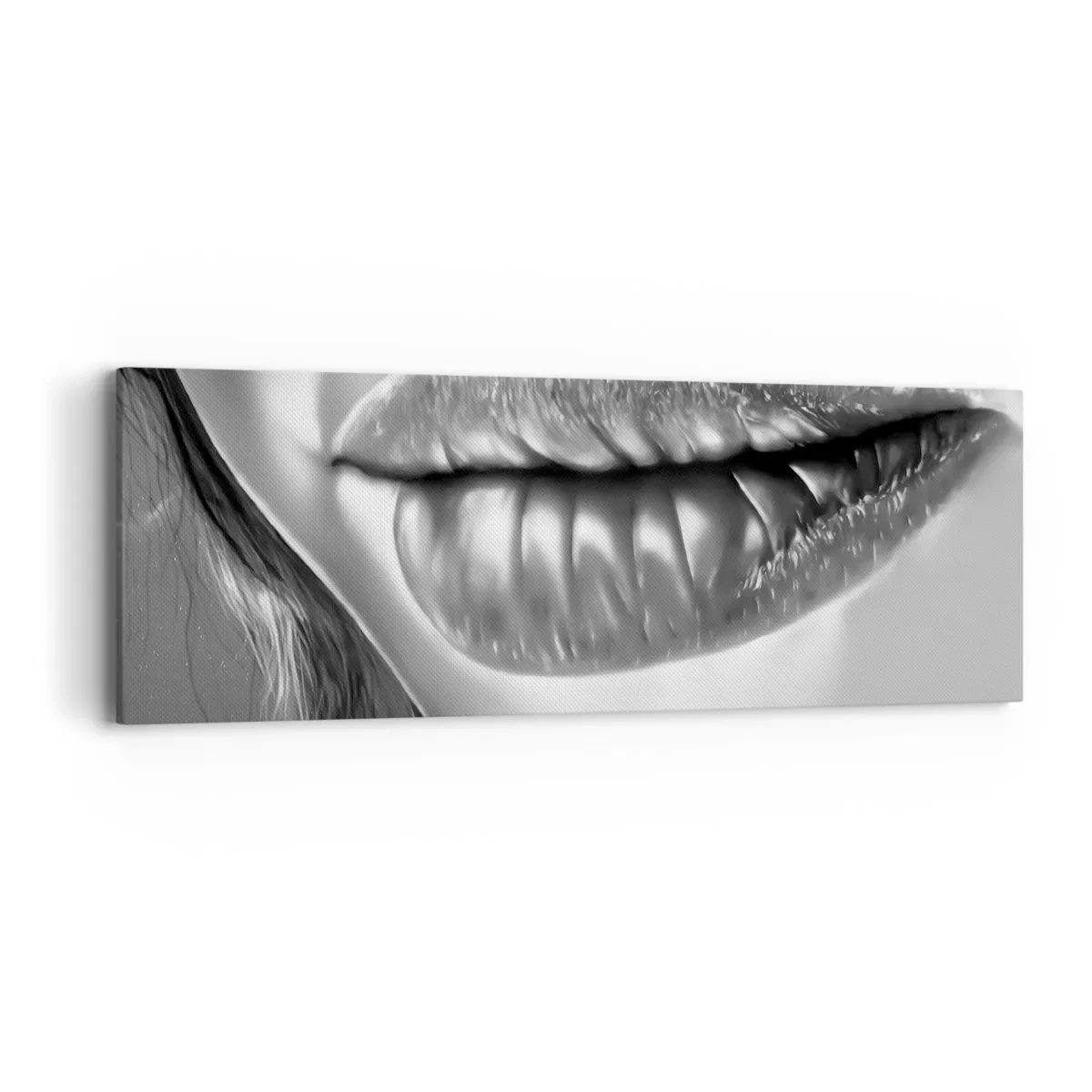 Tablou pe pânză - Știu la ce te gândești... - 90x30 cm