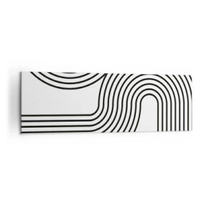 Tablou pe pânză - Pe o curbă - 160x50 cm