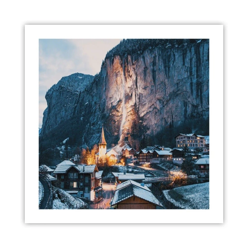 Poster - Spiritul luminos al iernii - 50x50 cm