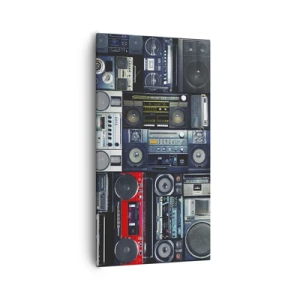 Tablou pe pânză - Nostalgie pentru anii `80. - 55x100 cm