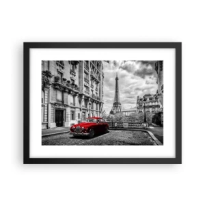 Poster în ramă neagră - Prădător în oraș - 40x30 cm