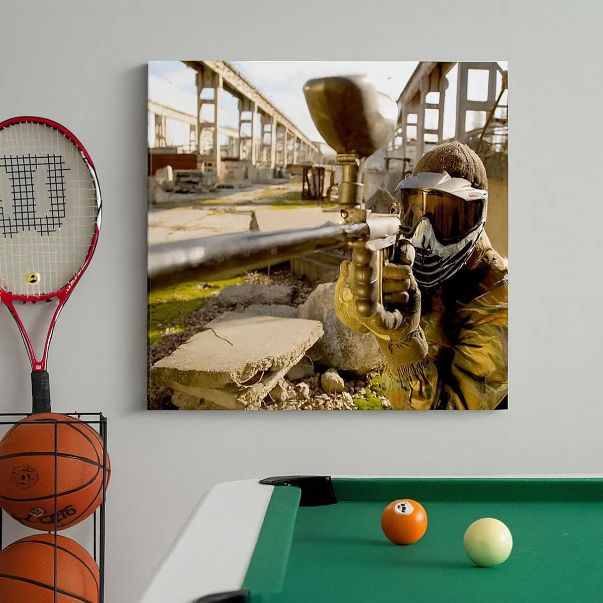 Tablou pe pânză - Și tu poți fi erou - 30x30 cm