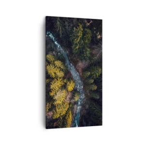 Tablou pe pânză - Rapid și mai rapid - 45x80 cm