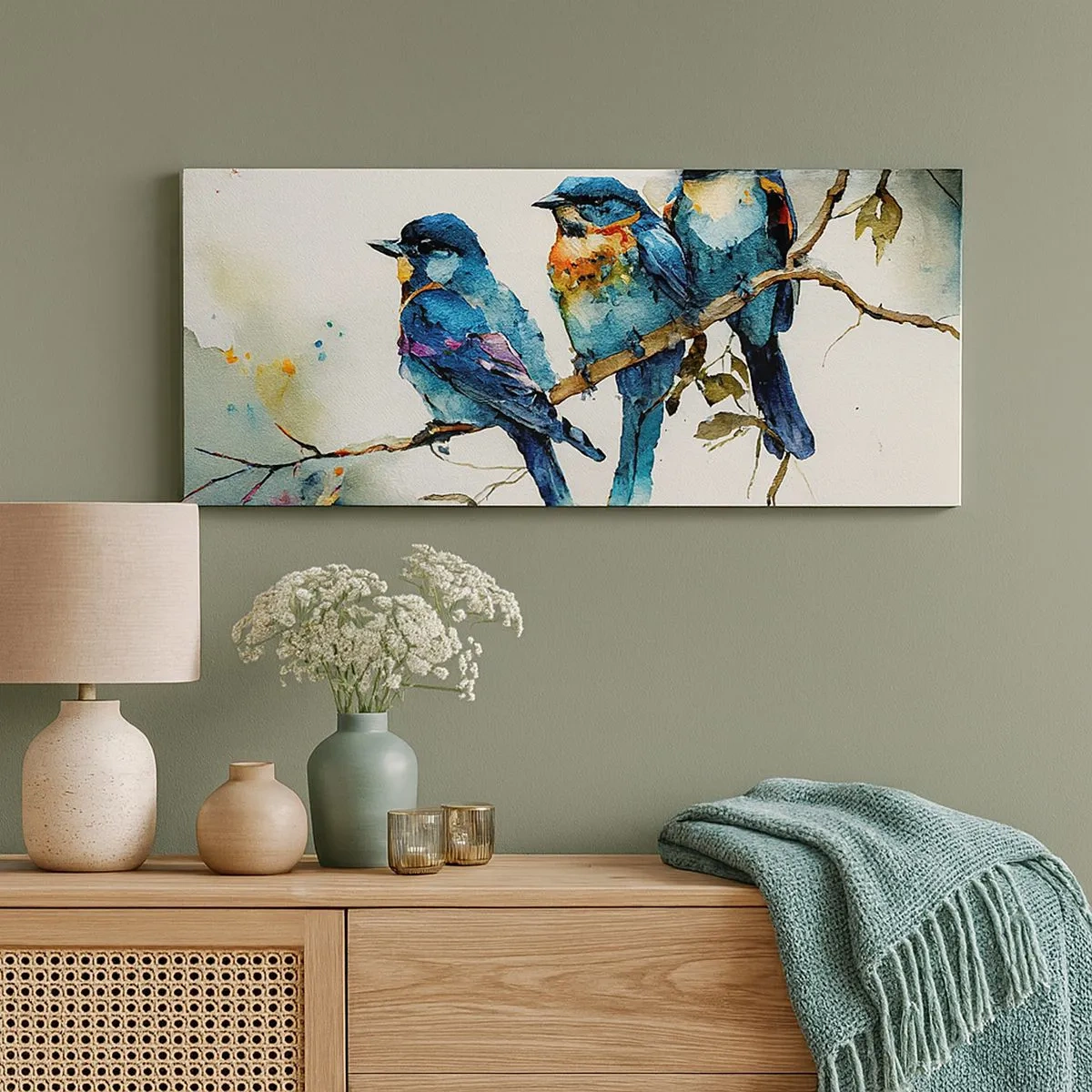 Tablou pe pânză - Se simte jignit? - 100x40 cm