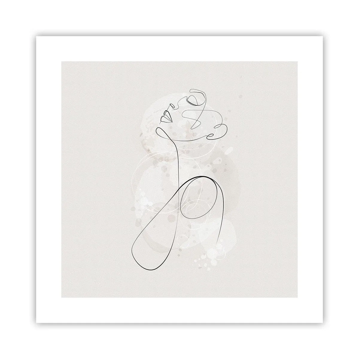 Poster - Spirala frumuseții - 40x40 cm