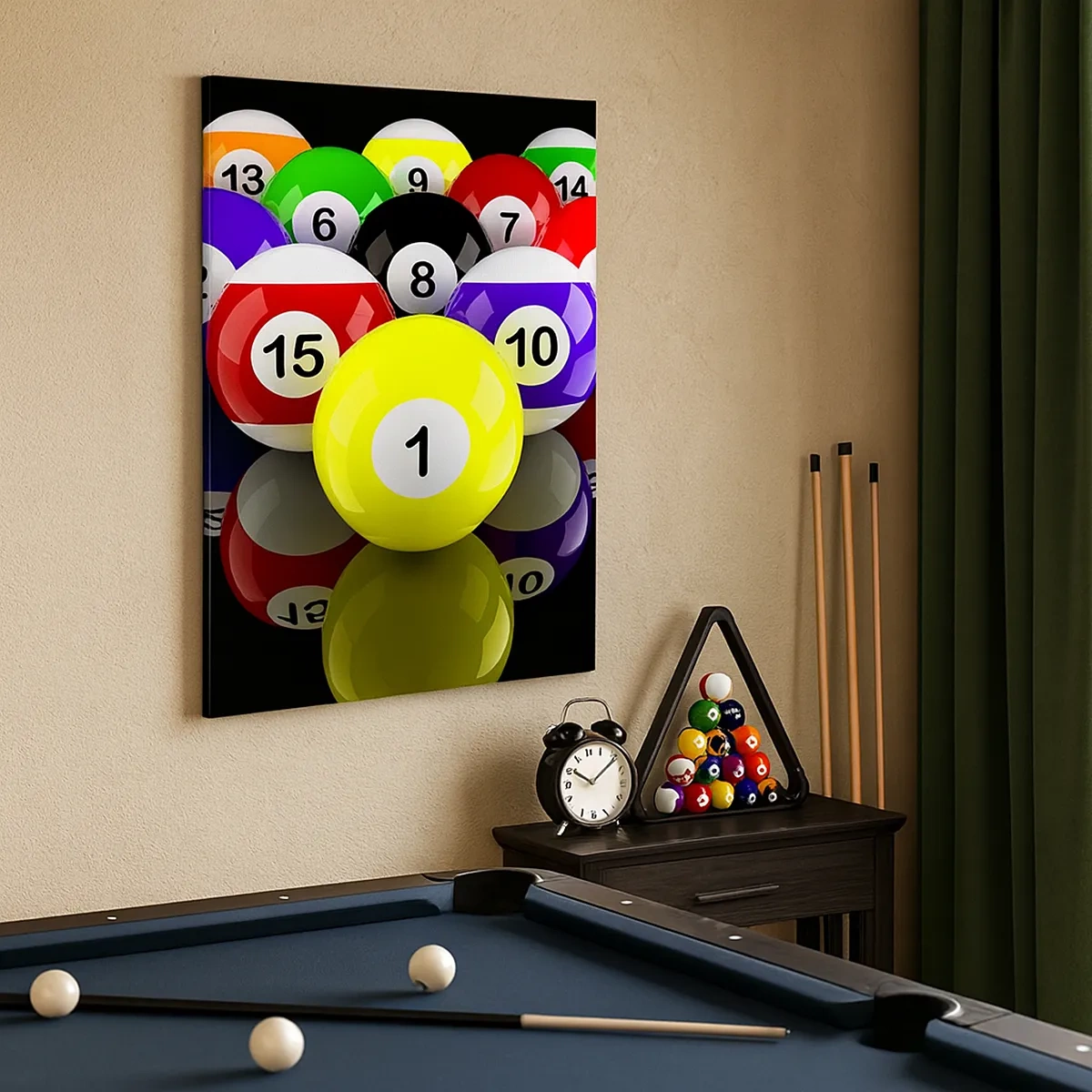 Tablou pe pânză - Diferite culori de joc - 50x70 cm