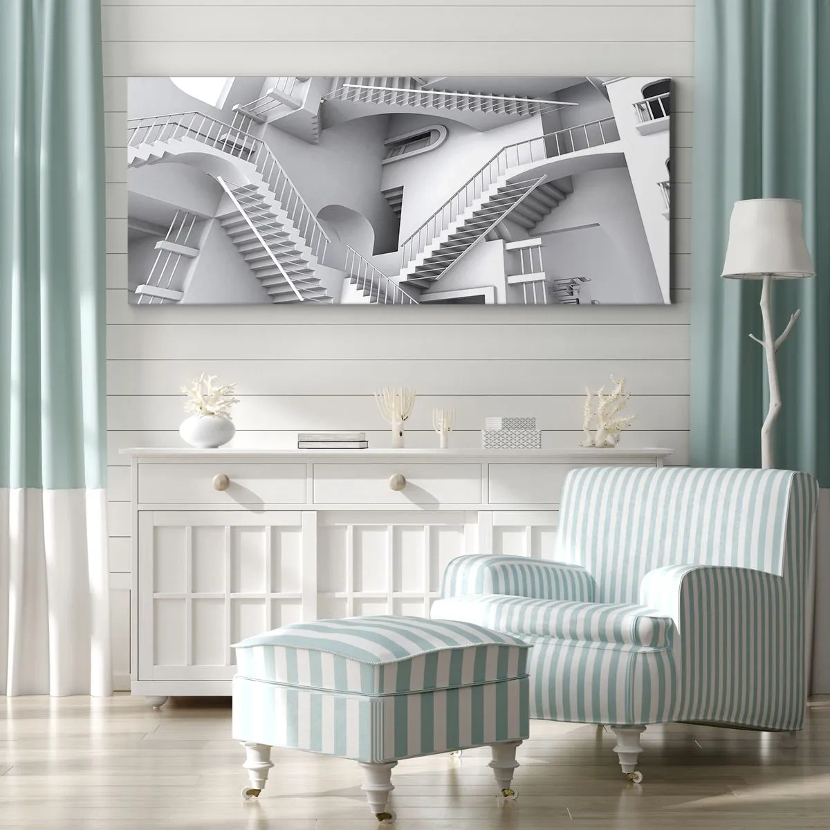 Tablou pe pânză - Paradoxurile spațiului - 140x50 cm