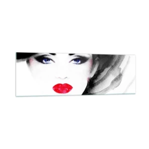 Tablou pe sticlă - Respinge și cheamă - 160x50 cm