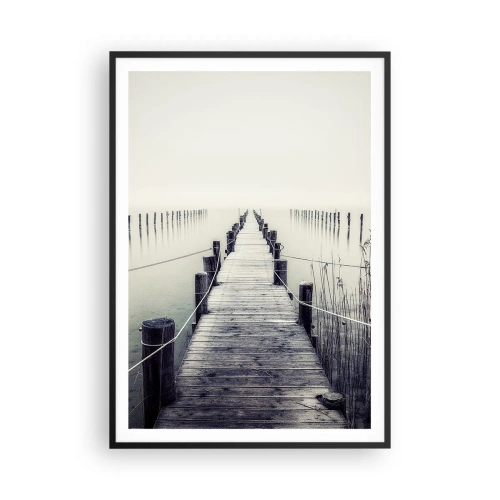 Poster în ramă neagră - Scufundă-te în pace - 70x100 cm