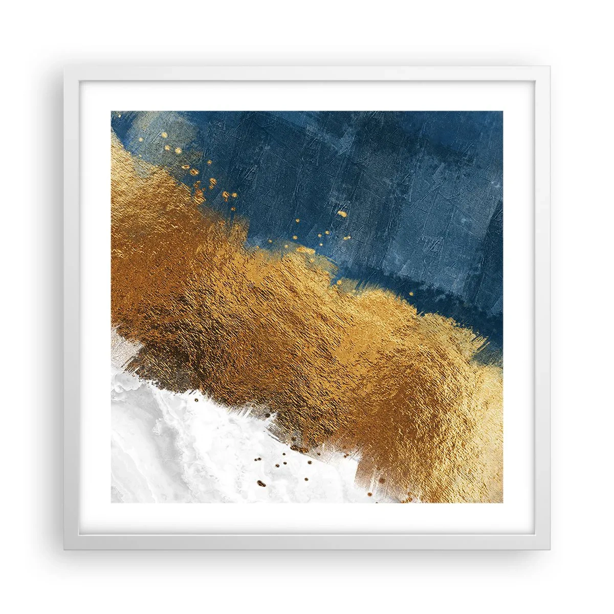 Poster în ramă albă - Culorile verii - 50x50 cm