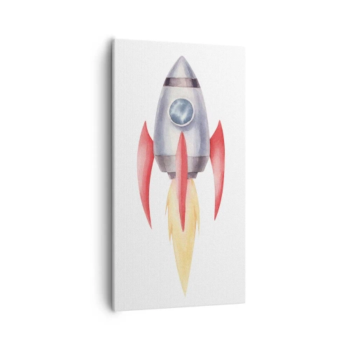 Tablou pe pânză - Mai sus, mai repede, mai departe - 55x100 cm