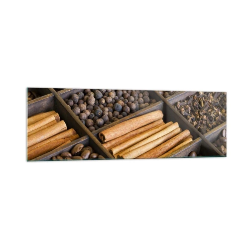 Tablou pe sticlă - Tezaur de arome - 160x50 cm