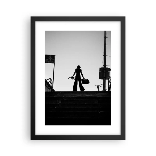 Poster în ramă neagră - Rătăcire urbană - 30x40 cm