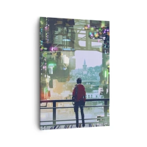 Tablou pe pânză - Două lumi - 70x100 cm