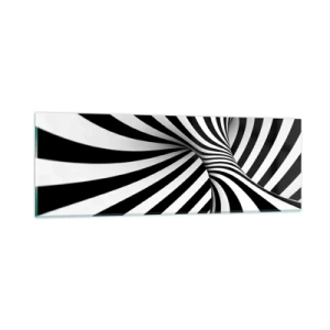 Tablou pe sticlă - Compoziție: spațiul dansator - 90x30 cm