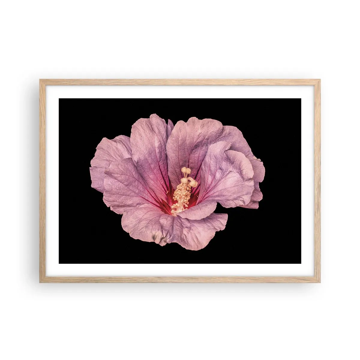 Poster în ramă de stejar deschis - Direct la inimă - 70x50 cm