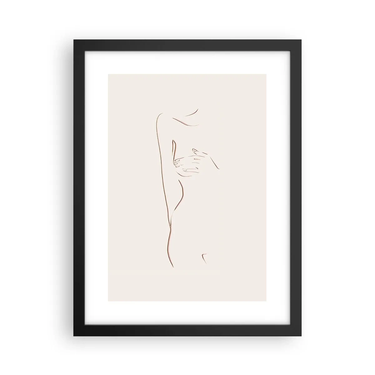 Poster în ramă neagră - Forma dorinței - 30x40 cm