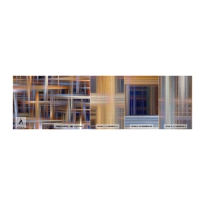 Mostră tapet Premium Canvas - Țesut din lumină - Abstracția, Bucată, Grafică - 100x30 cm