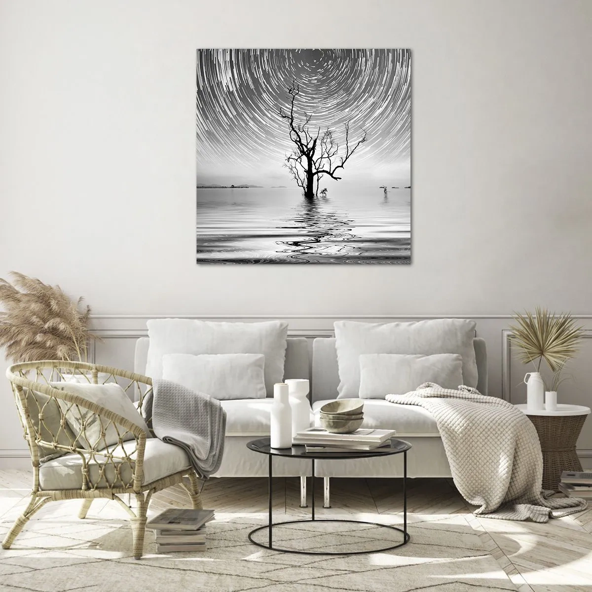 Tablou pe sticlă - O simfonie a naturii - 50x50 cm