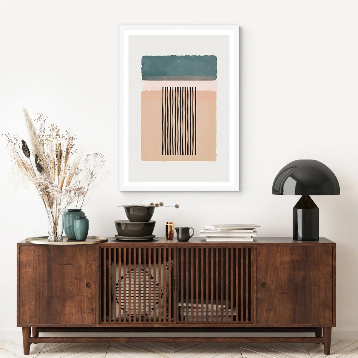 Poster în ramă albă - Totul este în regulă - 70x100 cm