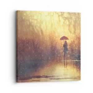 Tablou pe pânză - Simt că cineva se uită la mine - 30x30 cm