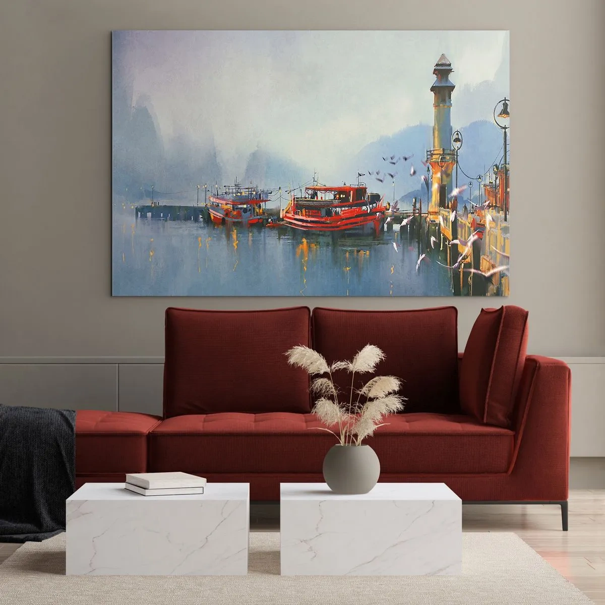 Tablou pe sticlă - La capătul lumii - 120x80 cm