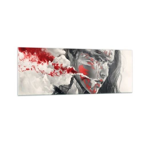 Tablou pe sticlă - În aburul absurdului - 140x50 cm