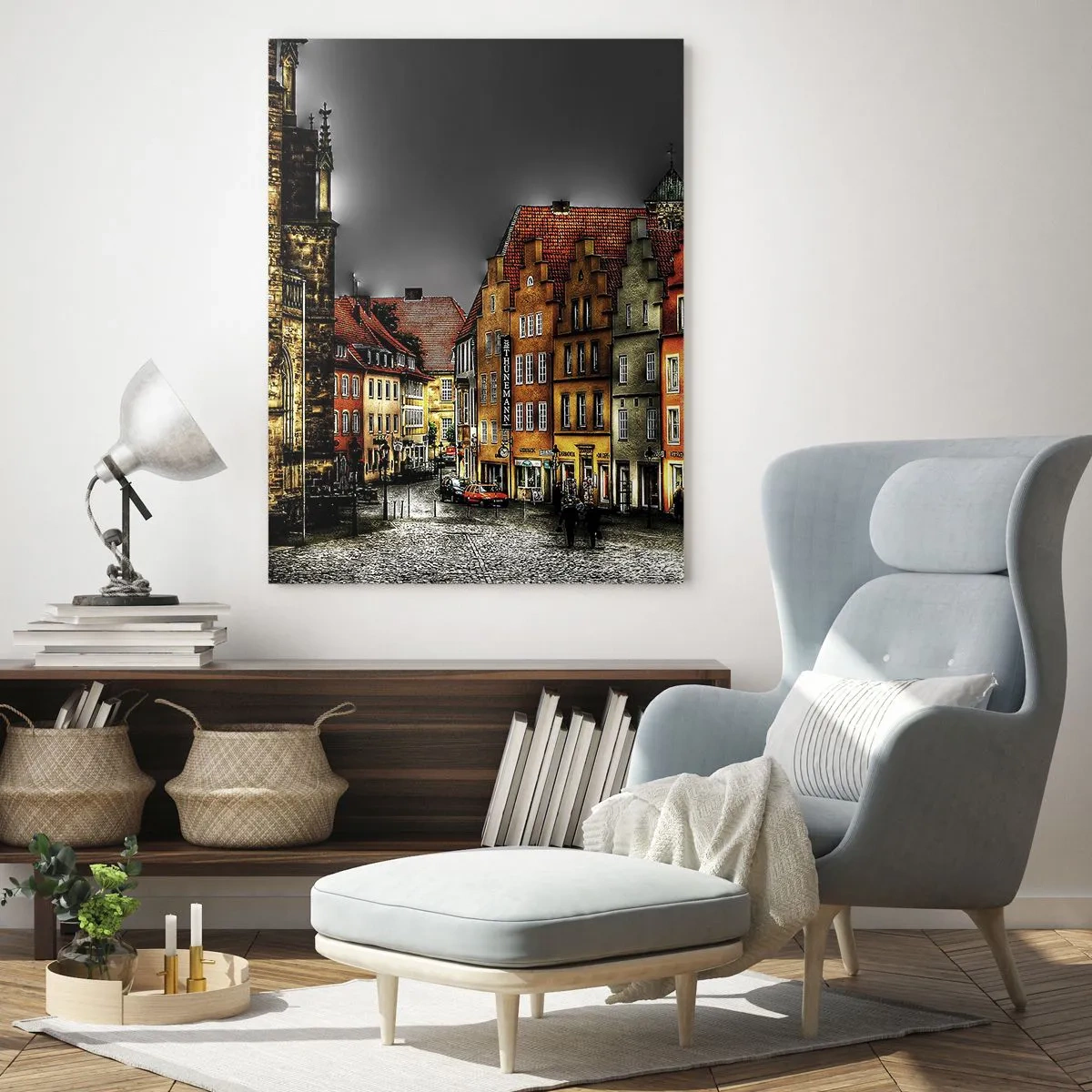 Tablou pe sticlă - Doar o trăsură fermecată mai lipsește - 50x70 cm