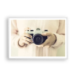 Poster în ramă albă - Pentru a vedea mai multe... - 100x70 cm