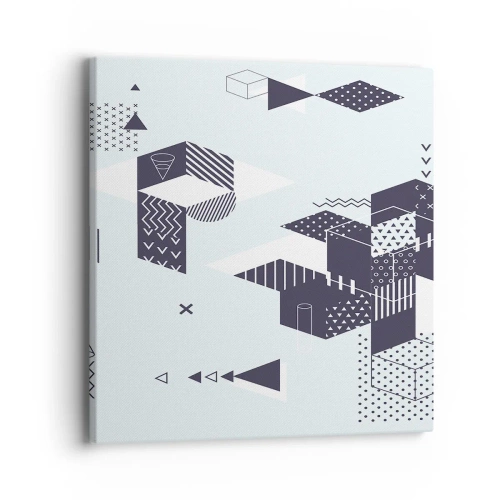 Tablou pe pânză - În sufletul matematicii - 40x40 cm