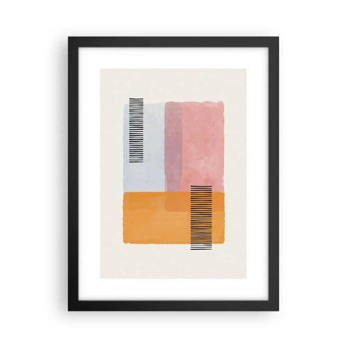 Poster în ramă neagră - Din colț în colț - 30x40 cm