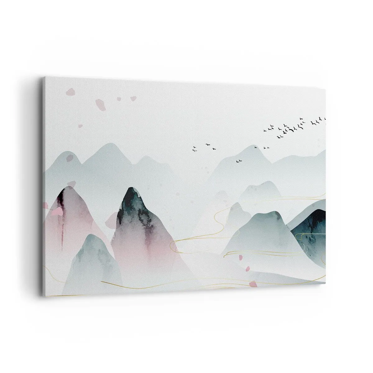Tablou pe pânză - Peste vârfuri - 100x70 cm