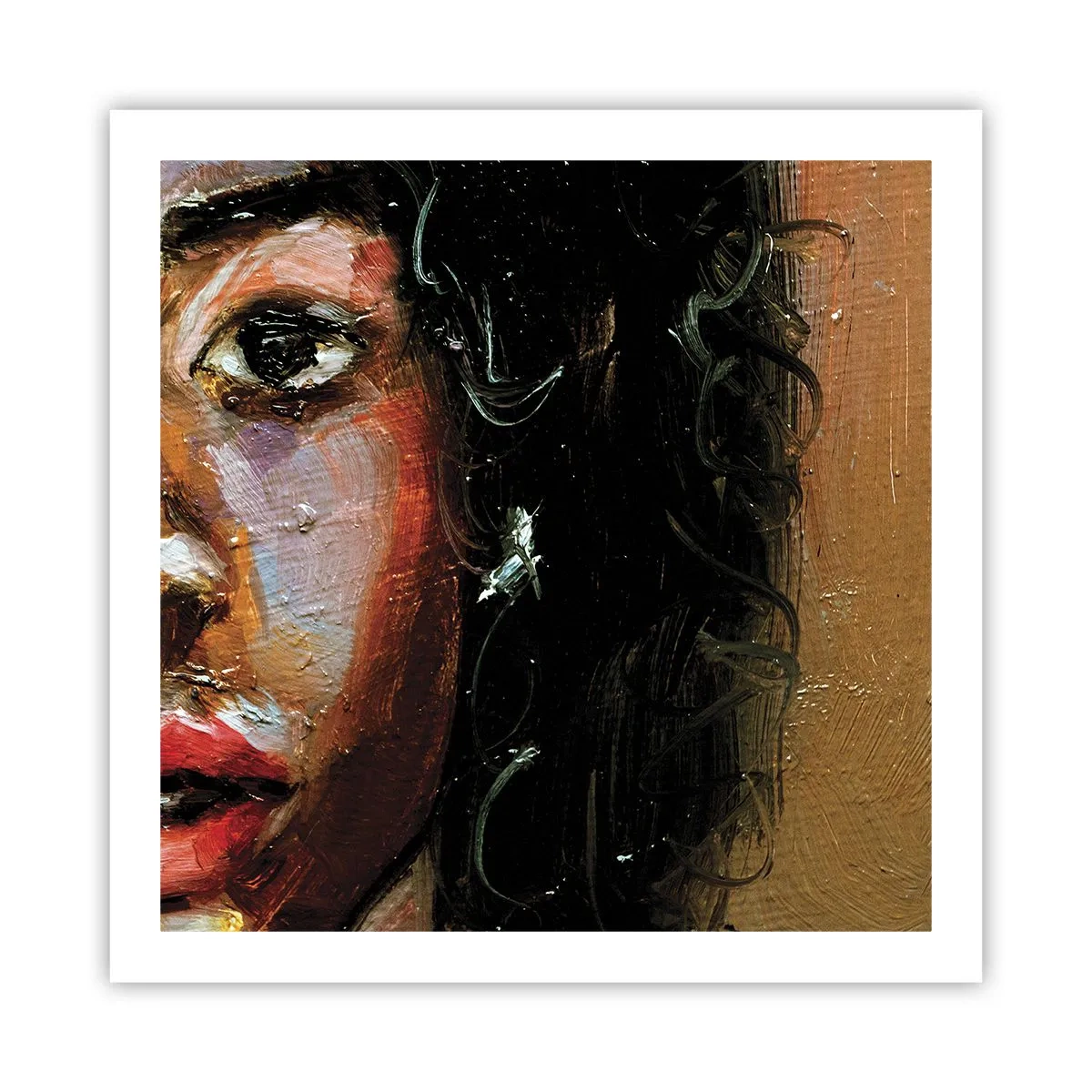 Poster - Negru și strălucire - 60x60 cm