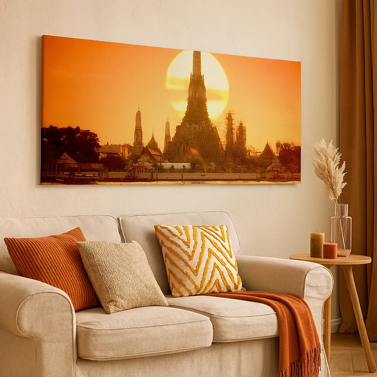 Tablou pe pânză - Spre soare, mereu spre soare - 30x30 cm