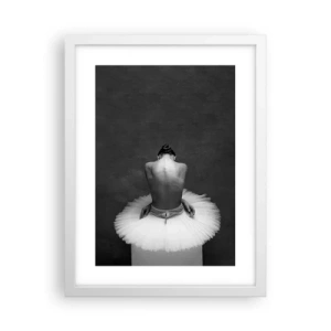 Poster în ramă albă - Chiar înflorește - 30x40 cm