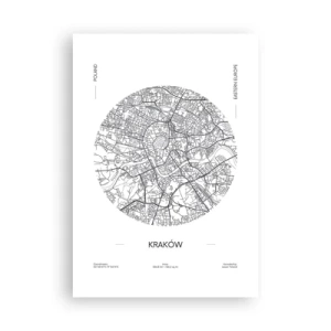 Poster - Anatomia Cracoviei - 70x100 cm