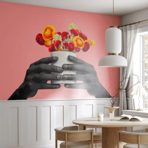 Tapet Autoadeziv Deluxe Sticker - Apoteoza vieții - Abstracția, Bucată, Flori - 250x175 cm