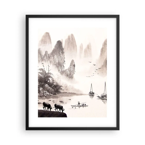 Poster în ramă neagră - Viața exotică de zi cu zi a Estului - 40x50 cm