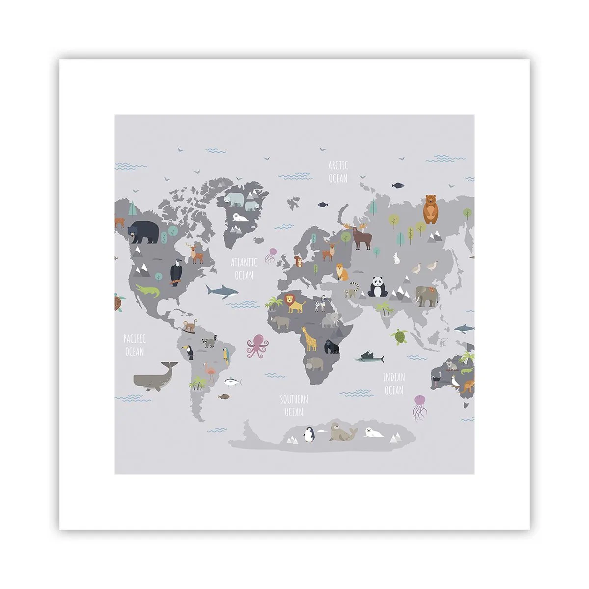 Poster - Spune-mi de unde ești... - 30x30 cm