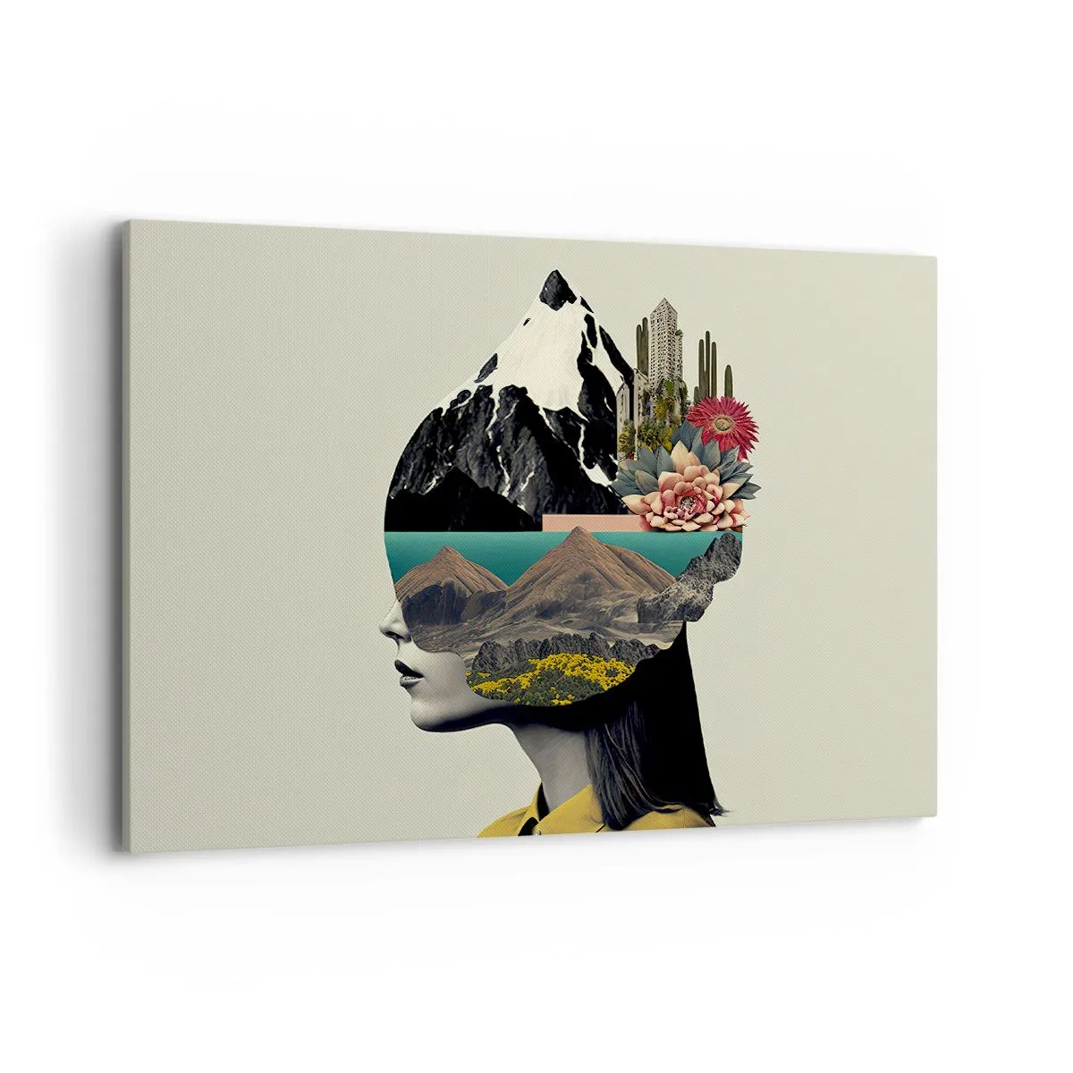 Tablou pe pânză - Femeia - întotdeauna un mister - 100x70 cm