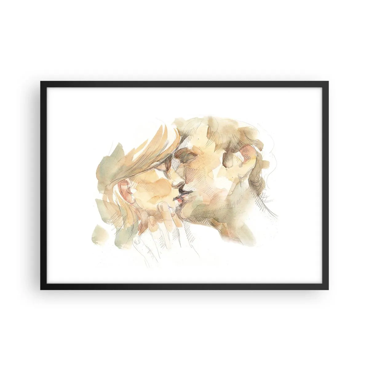 Poster în ramă neagră - Jumătatea găsită? - 70x50 cm