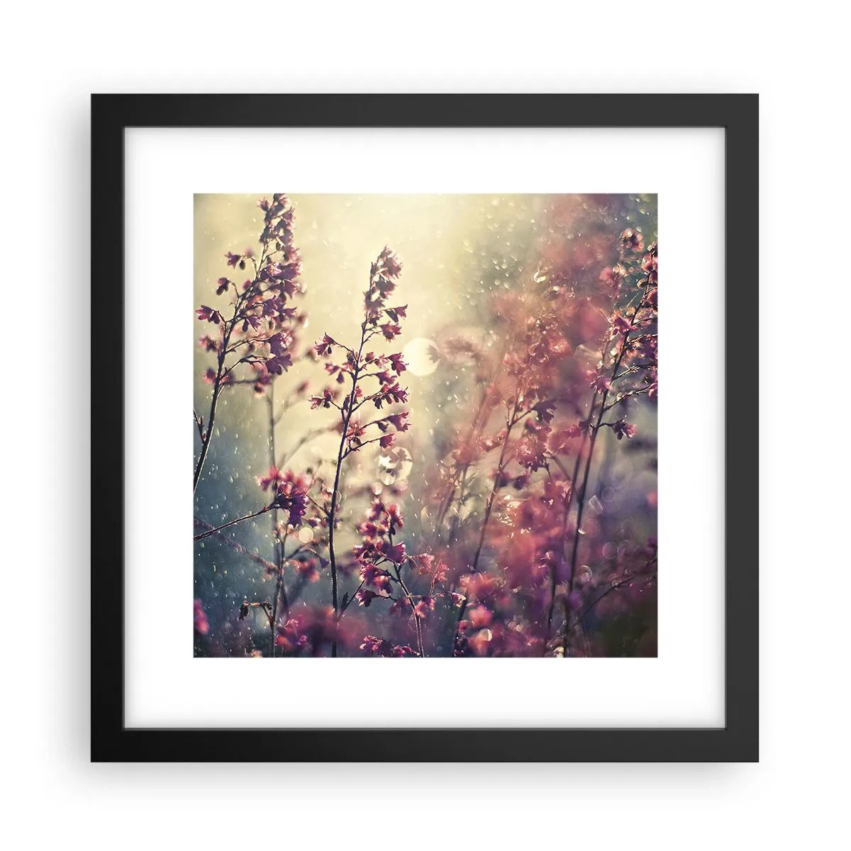 Poster în ramă neagră - Grădina secretă - 30x30 cm