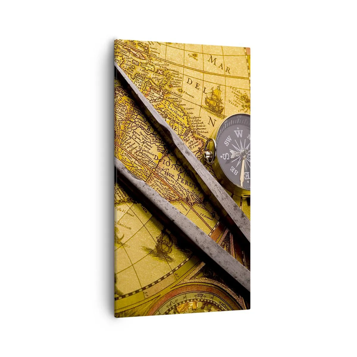 Tablou pe pânză - Unde sunt aceste comori? - 55x100 cm