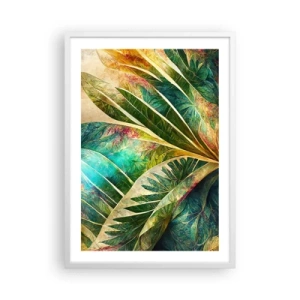 Poster în ramă albă - Culorile tropicelor - 50x70 cm